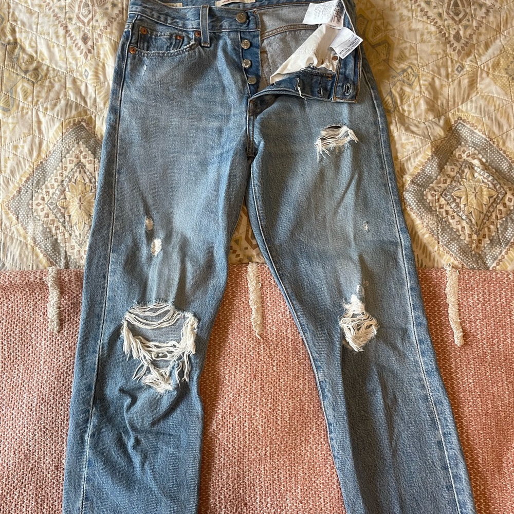 Levi Wedgie Fit Straight Jeans Size 25